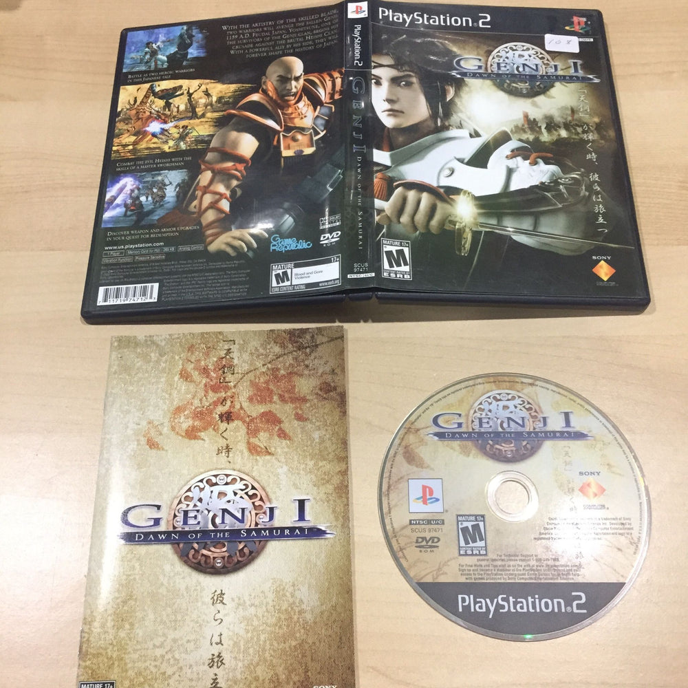 Genji Dawn Of The Samurai Playstation 2
