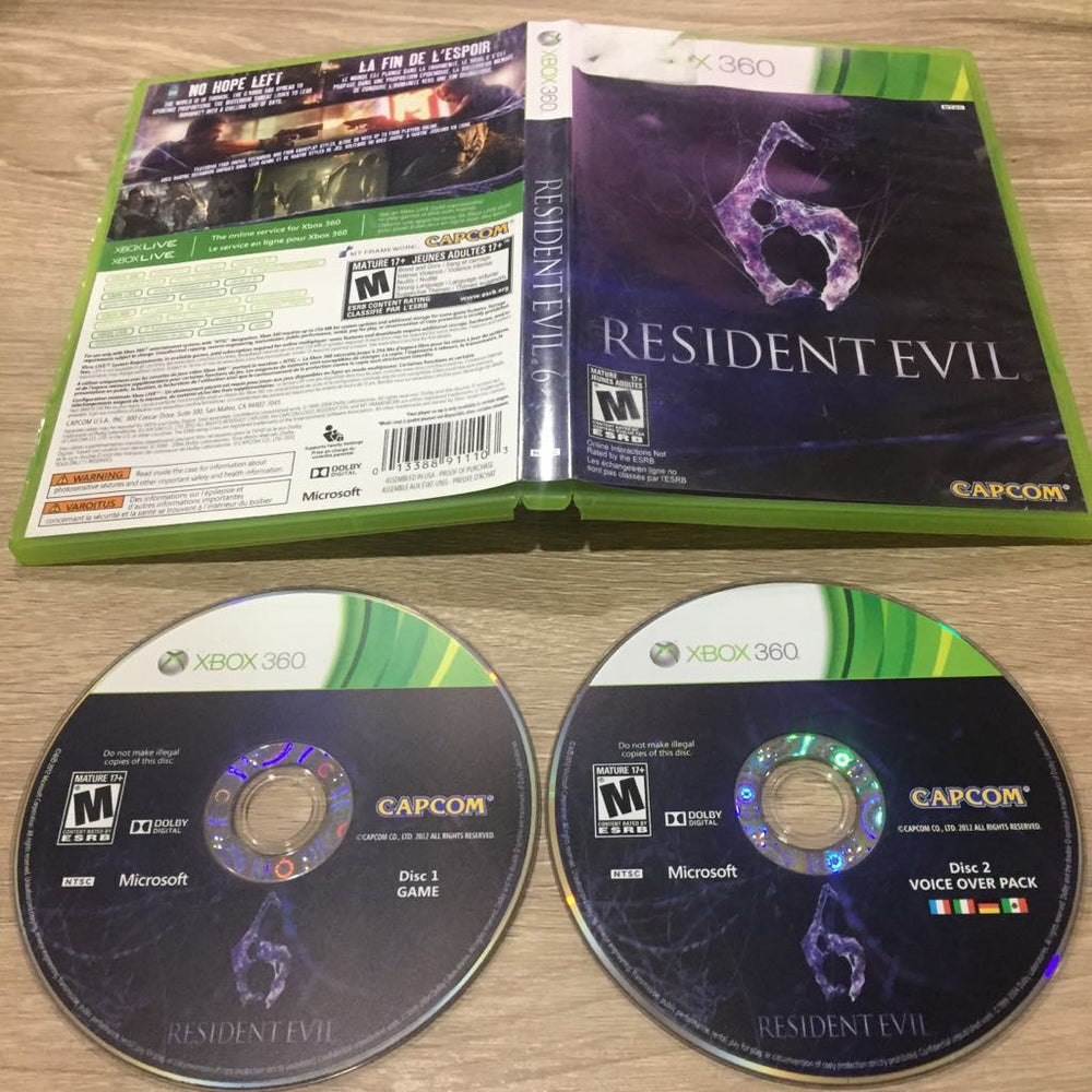 Resident Evil 6 Xbox 360