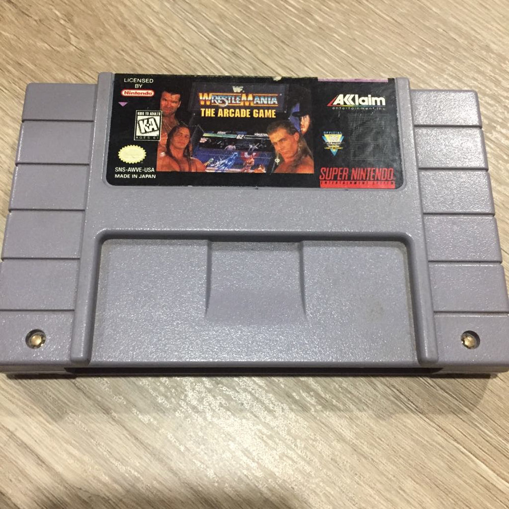 WWF Wrestlemania Arcade Game Super Nintendo