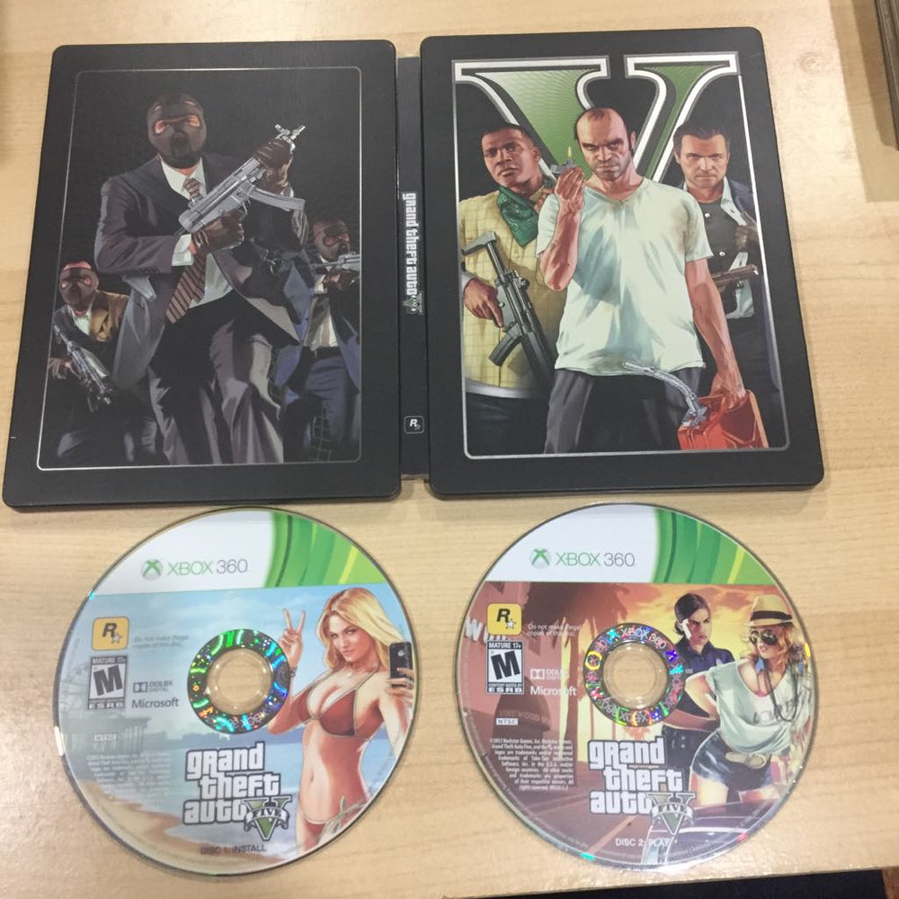 Grand Theft Auto V Steelbook Xbox 360