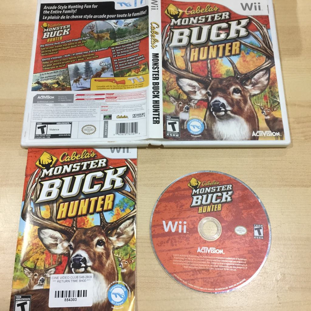Cabela's Monster Buck Hunter Wii