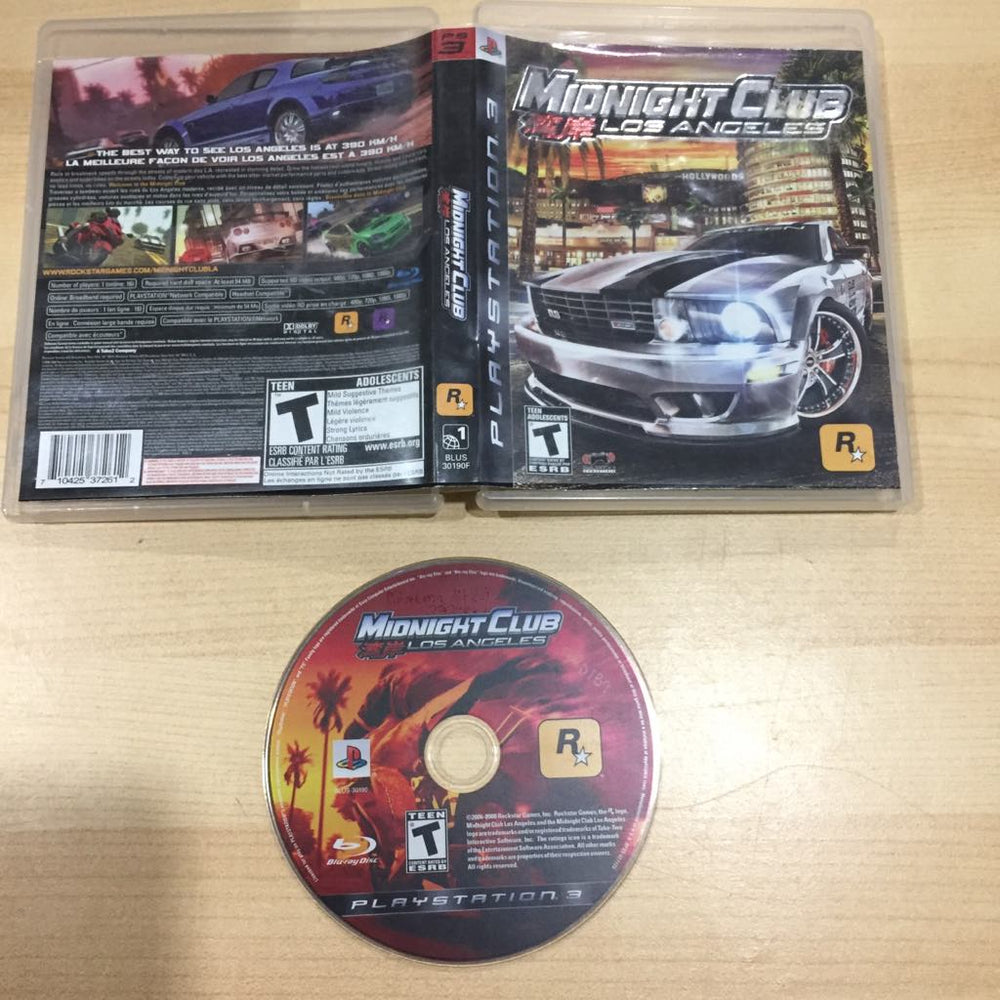 Midnight Club Los Angeles Playstation 3