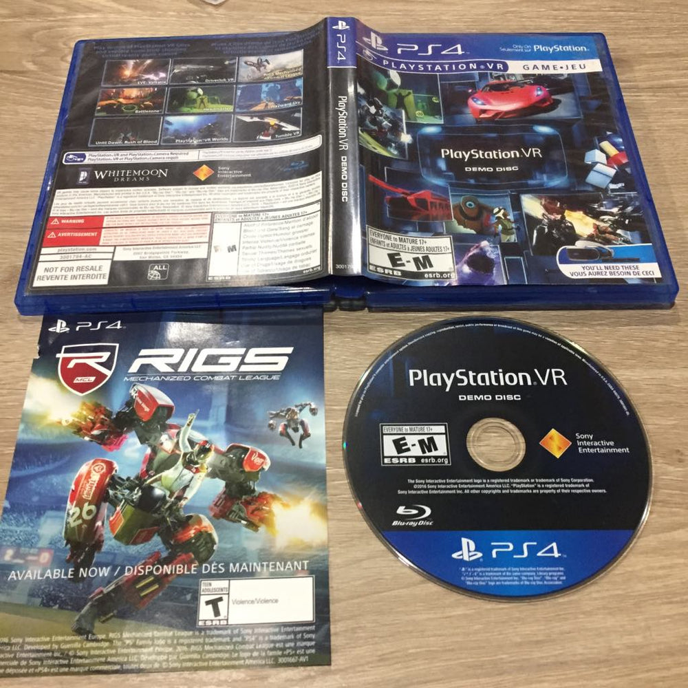 VR Demo Disc Playstation 4