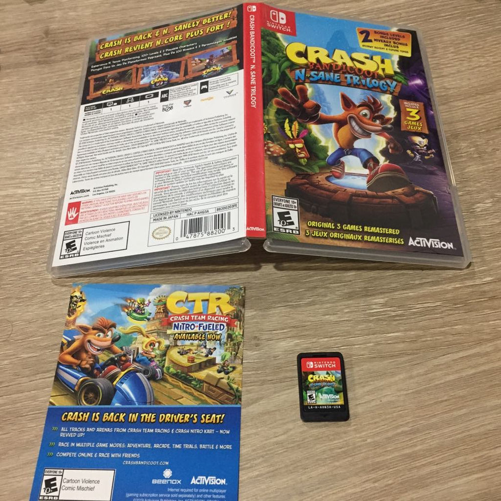 Crash Bandicoot N. Sane Trilogy Nintendo Switch