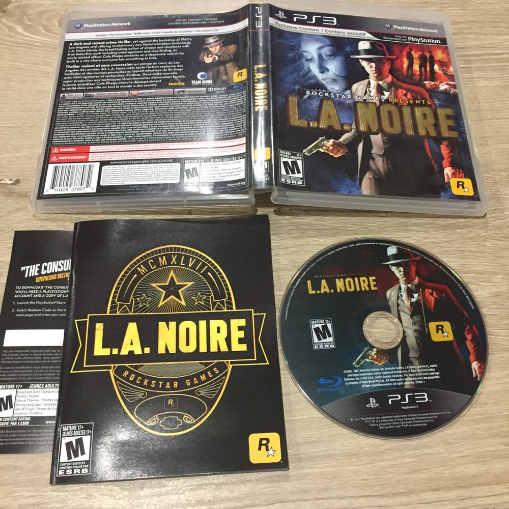 L.A. Noire Playstation 3
