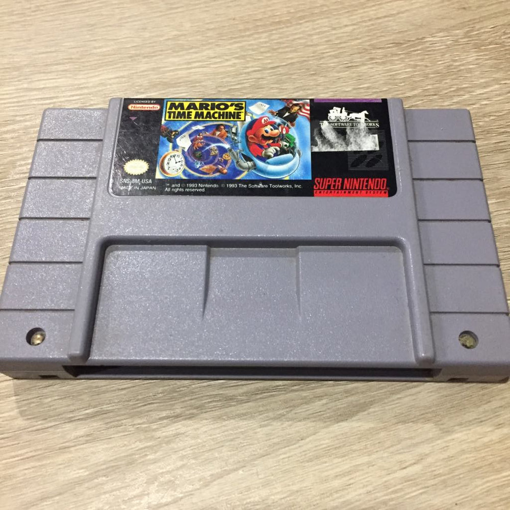 Mario's Time Machine Super Nintendo