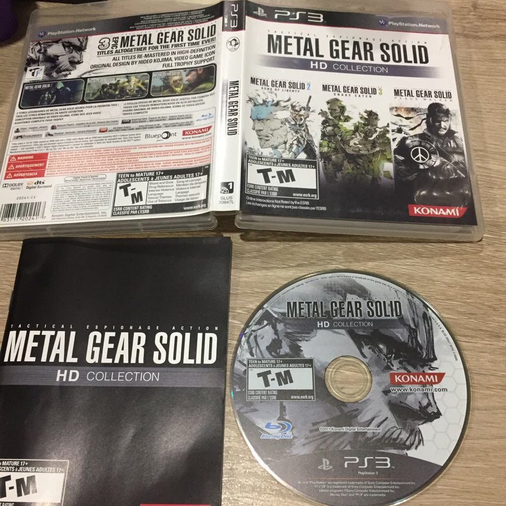 Metal Gear Solid HD Collection Playstation 3