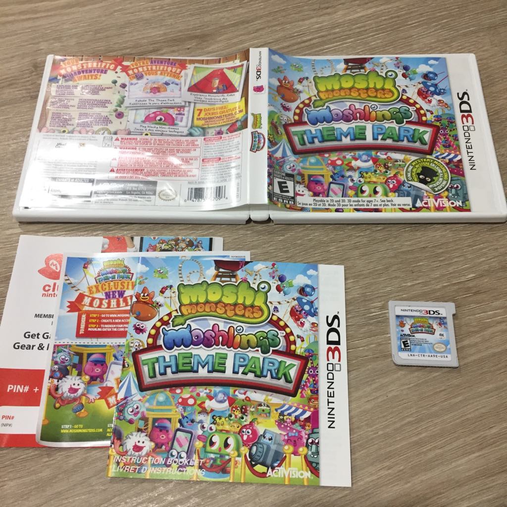 Moshi Monsters: Moshlings Theme Park Nintendo 3DS