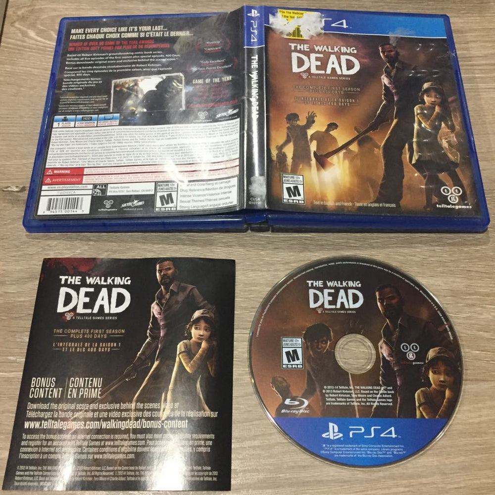 The Walking Dead: Complete First Season Playstation 4