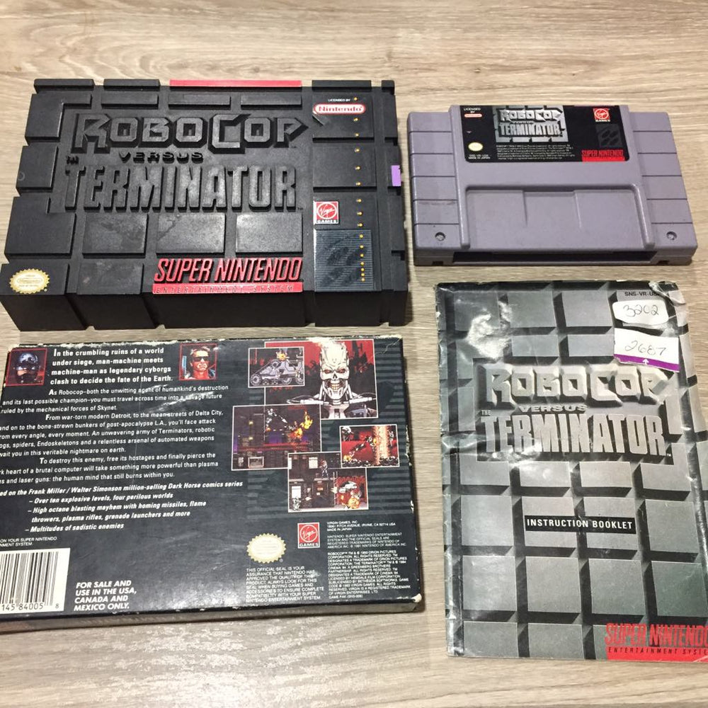 Robocop Vs The Terminator Super Nintendo