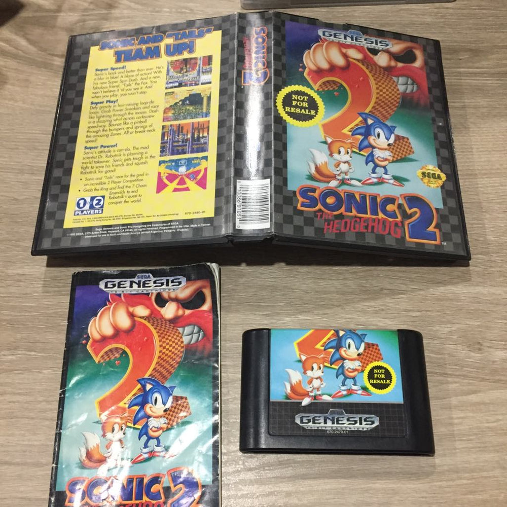 Sonic The Hedgehog 2 Sega Genesis