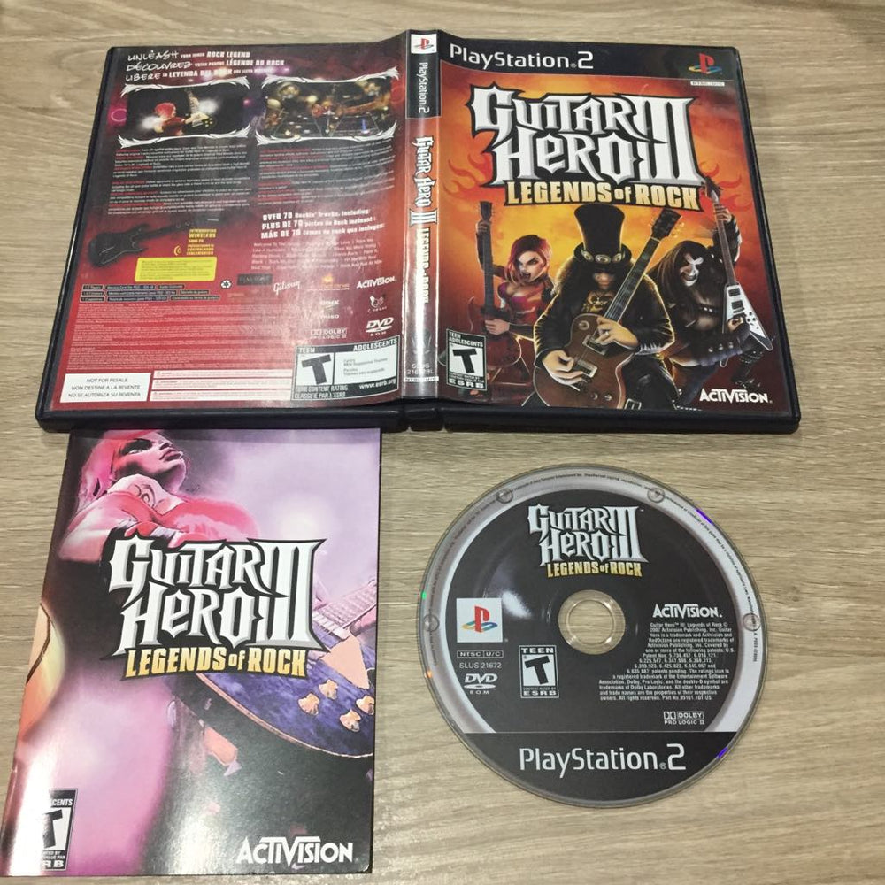 Guitar Hero III Legends Of Rock Playstation 2