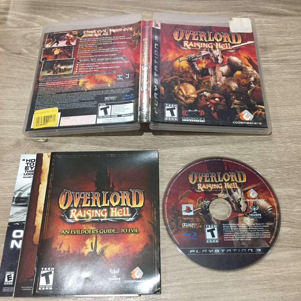 Overlord Raising Hell Playstation 3