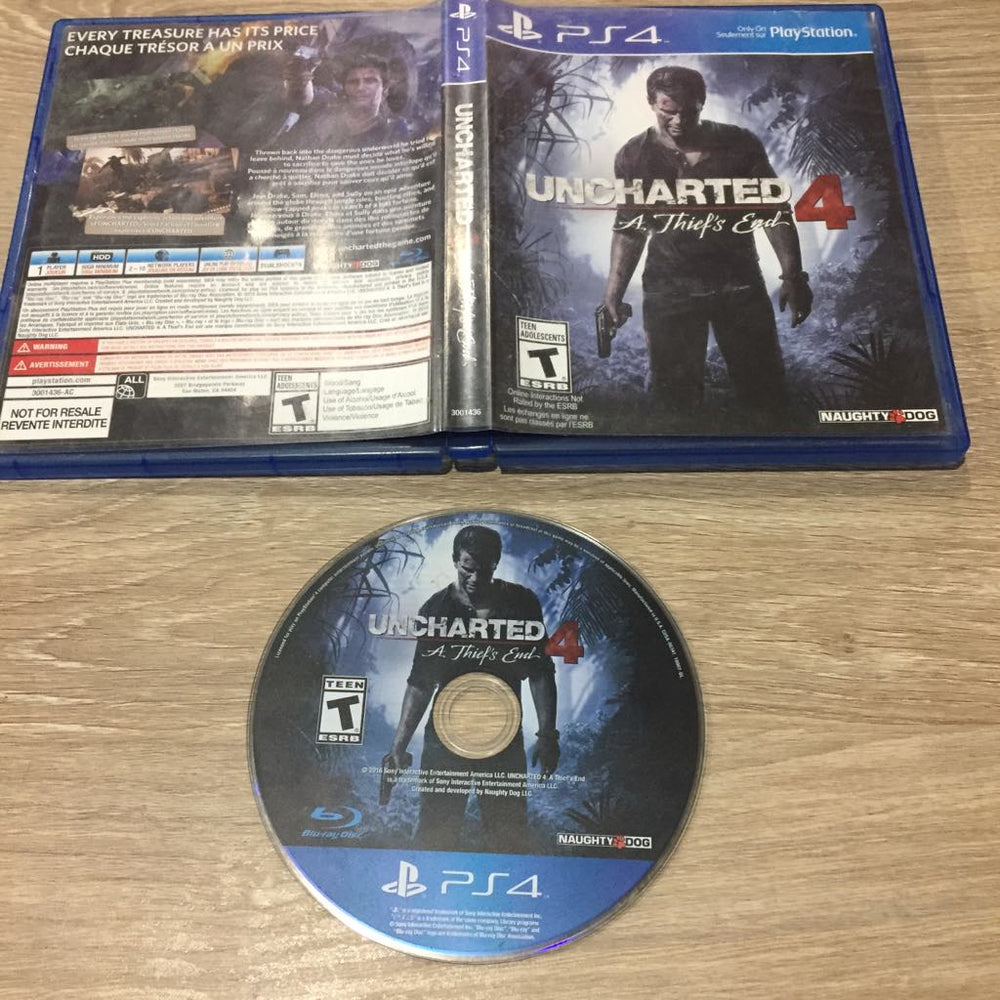 Uncharted 4 A Thief's End Playstation 4