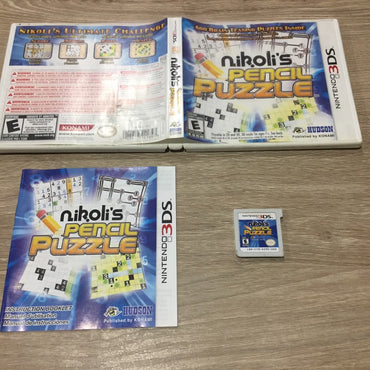 Nikolis Pencil Puzzle Nintendo 3DS