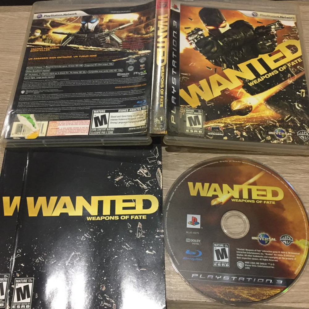 Wanted: Weapons Of Fate Playstation 3