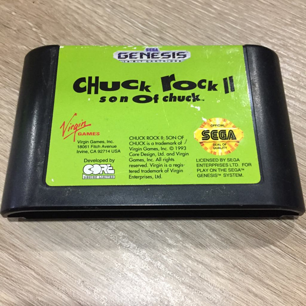 Chuck Rock II Son Of Chuck Sega Genesis