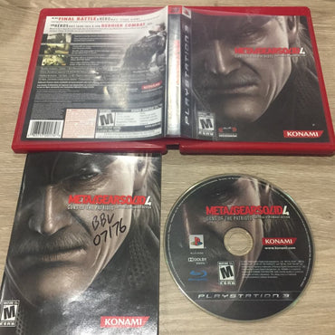 Metal Gear Solid 4 Guns Of The Patriots Playstation 3
