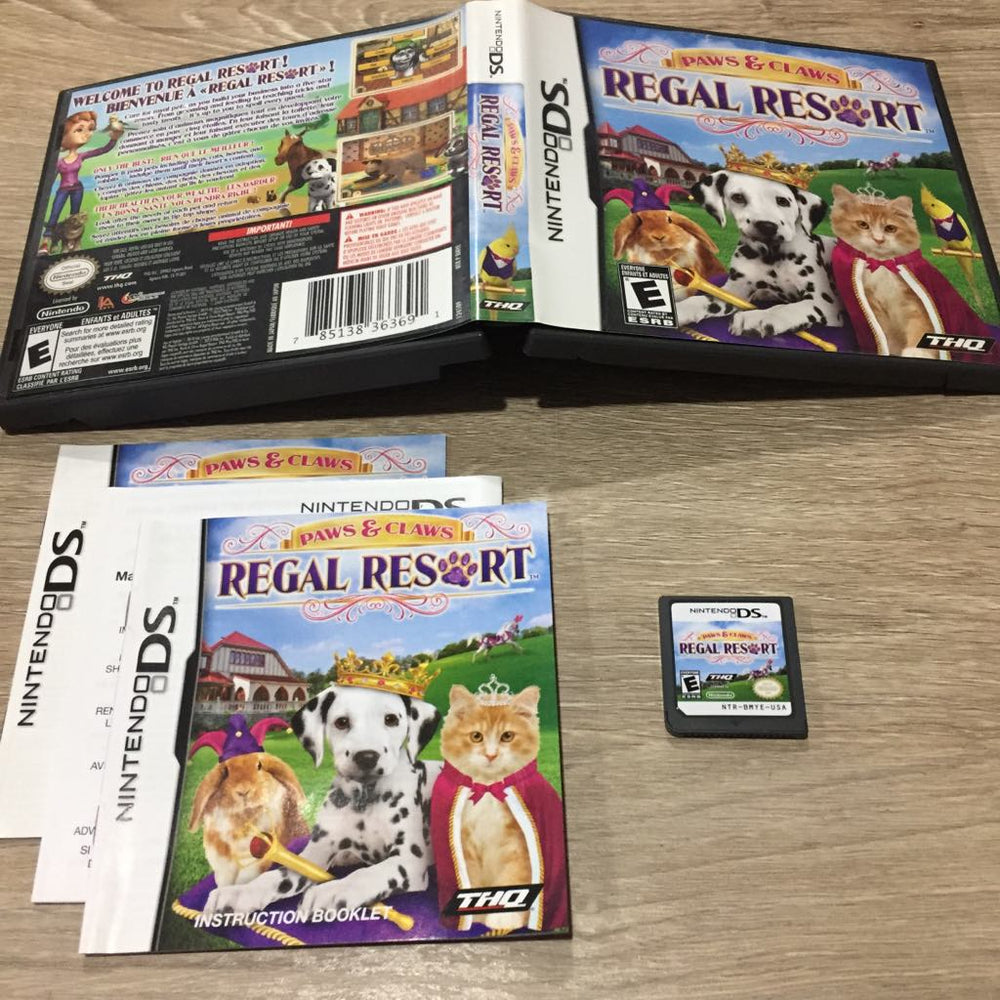 Paws & Claws Regal Resort Nintendo DS