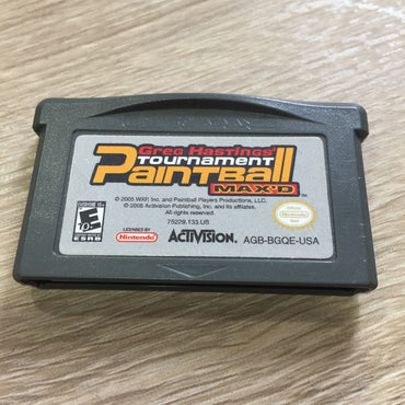 Greg Hastings Tournament Paintball Maxed GameBoy Advance