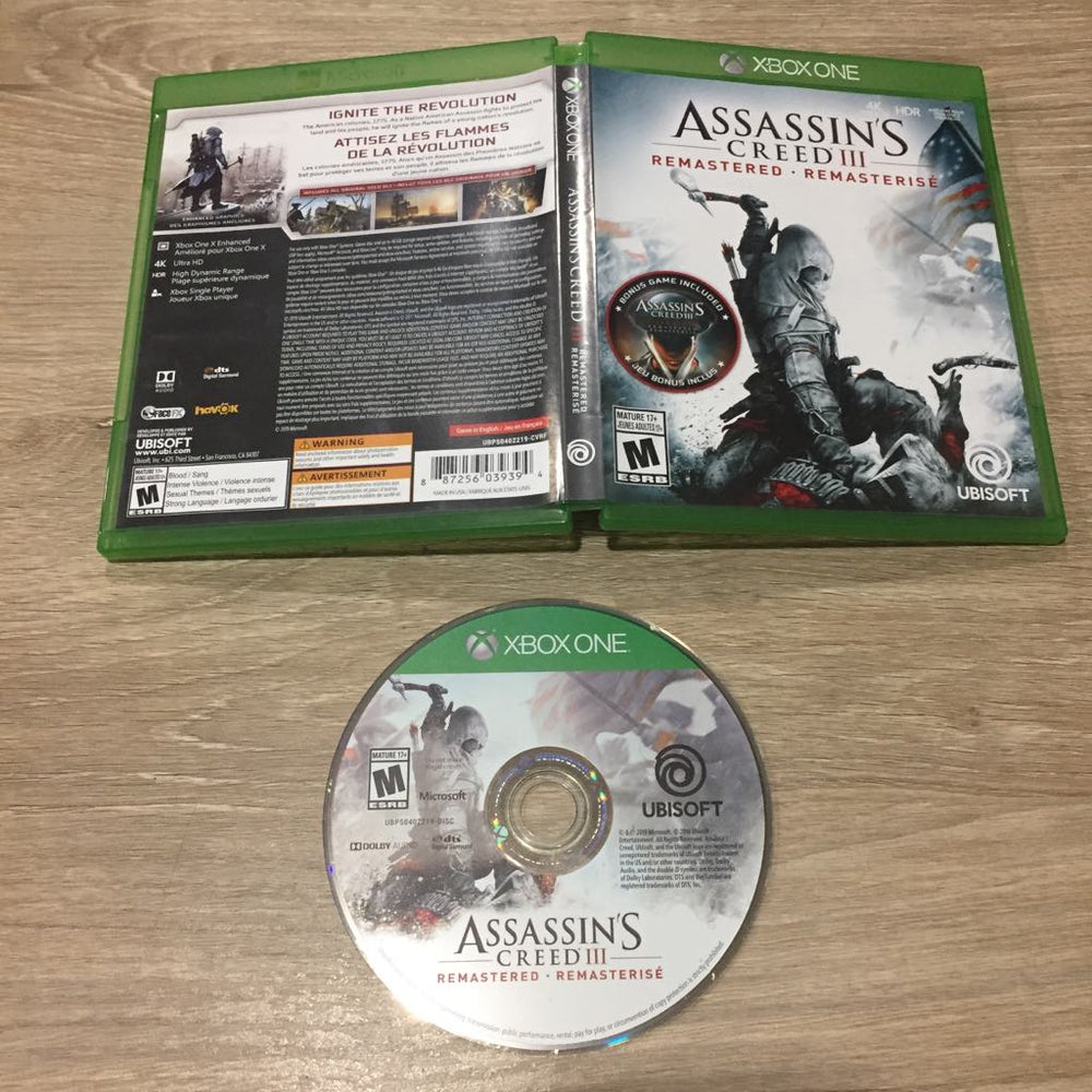 Assassin's Creed III Remastered Xbox One