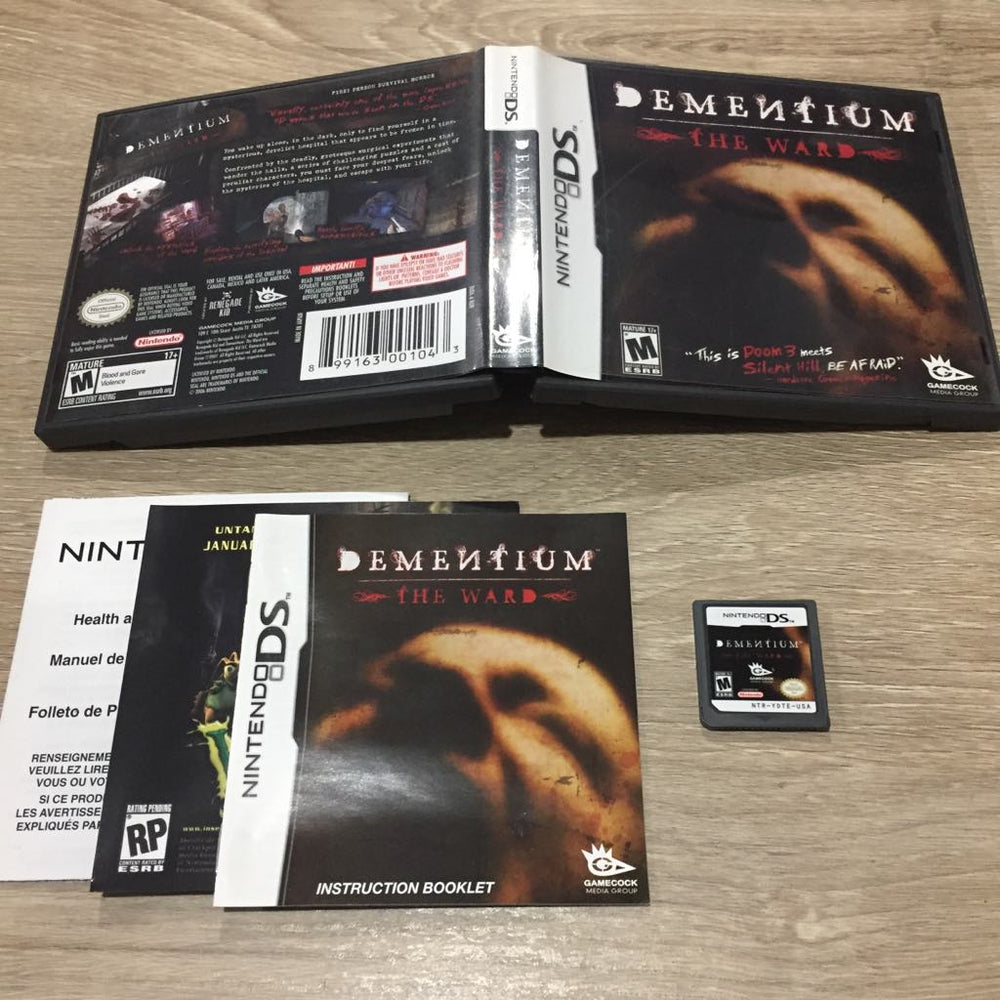 Dementium The Ward Nintendo DS