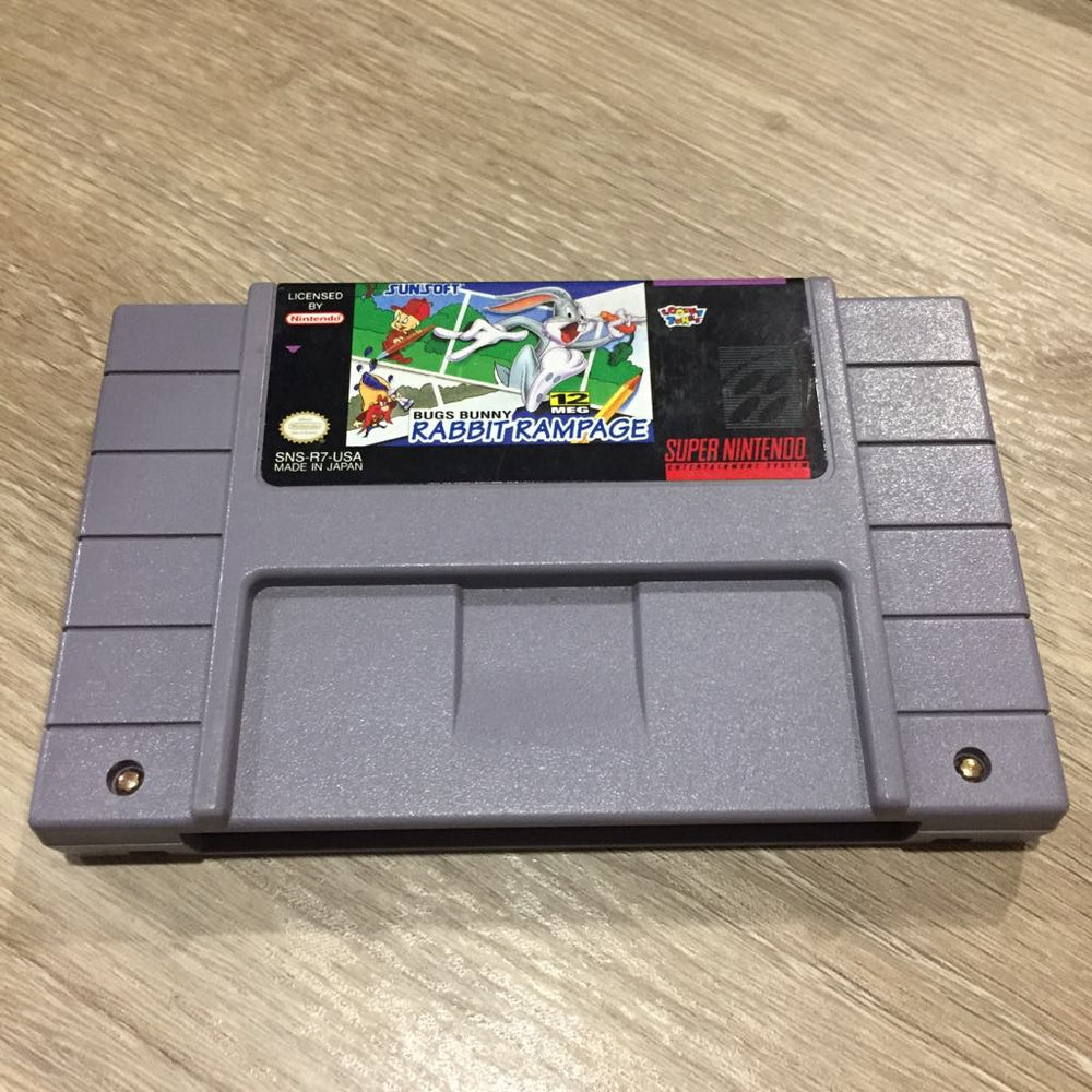 Bugs Bunny Rabbit Rampage Super Nintendo