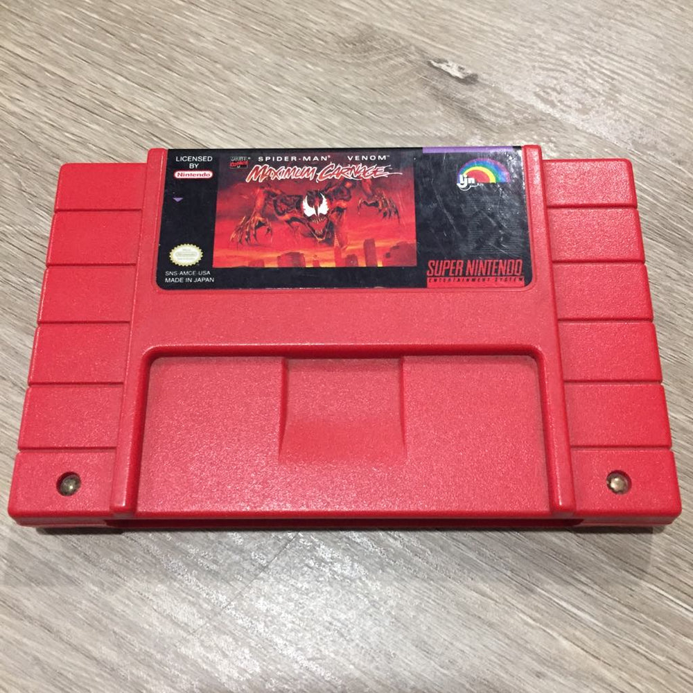 Spiderman Maximum Carnage Super Nintendo