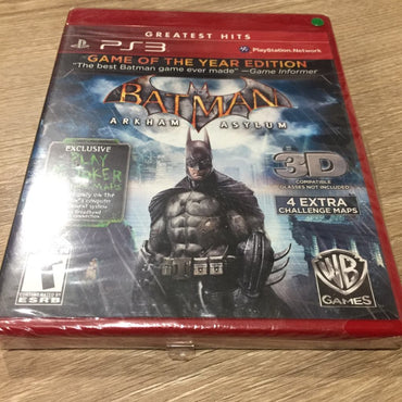 Batman: Arkham Asylum [Game Of The Year Greatest Hits] Playstation 3