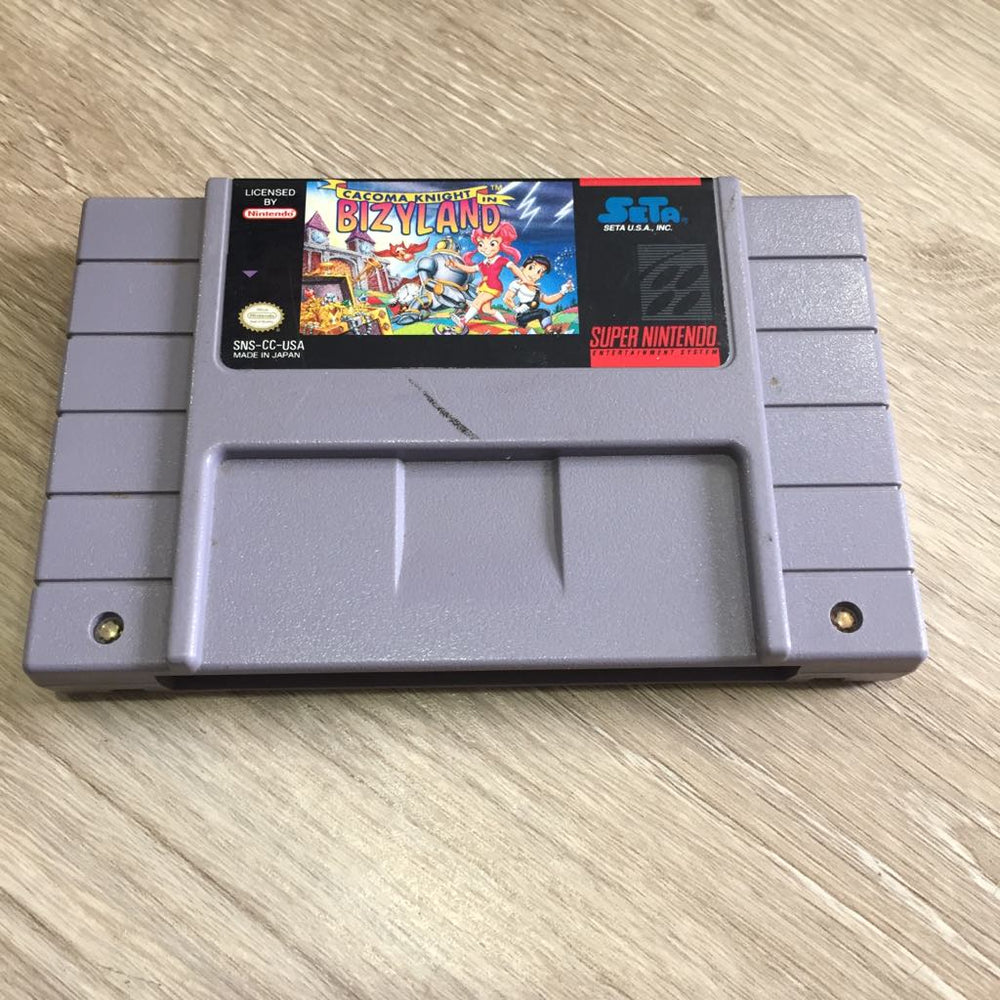 Cacoma Knight In Bizyland Super Nintendo