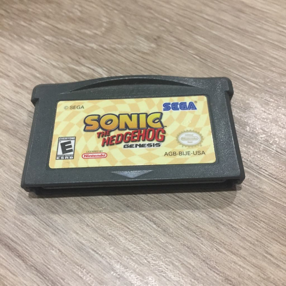 Sonic The Hedgehog Genesis GameBoy Advance