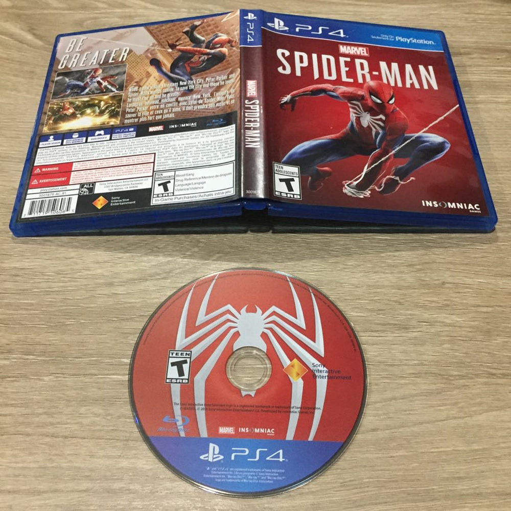 Marvel Spiderman Playstation 4