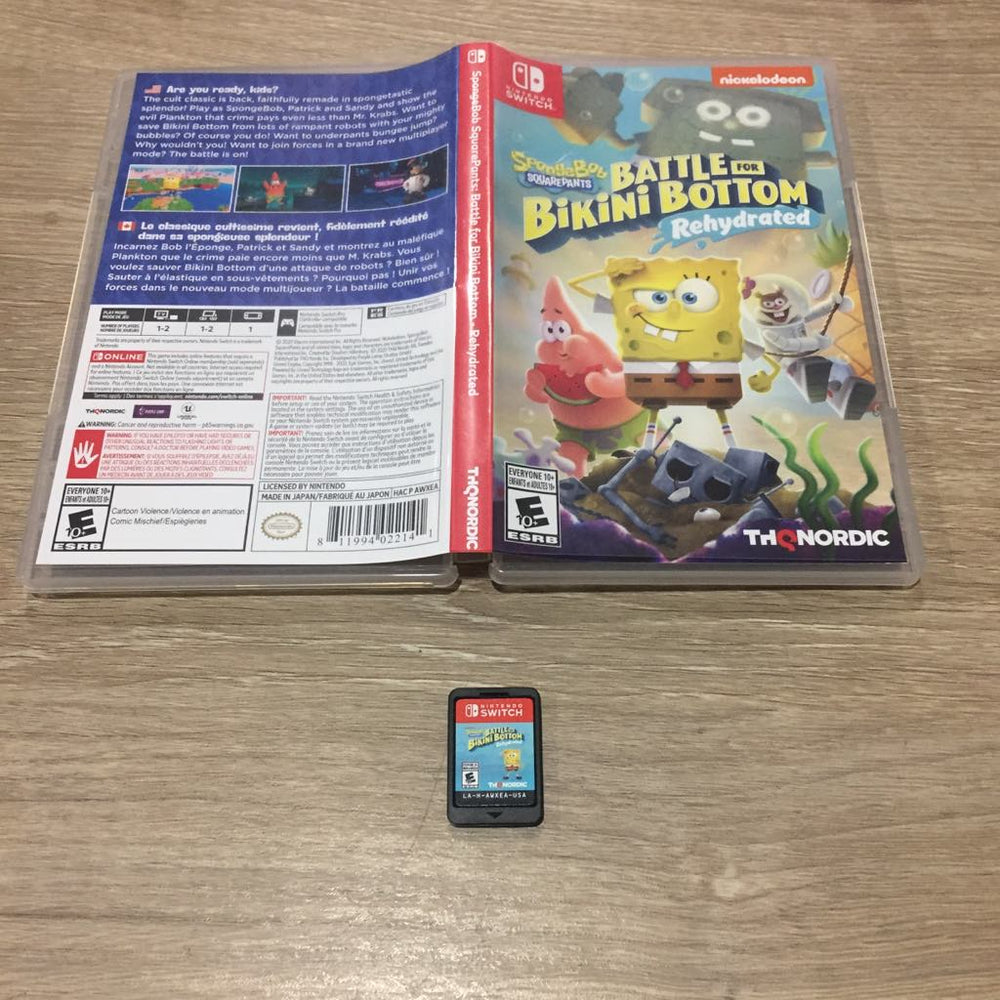SpongeBob SquarePants Battle For Bikini Bottom Rehydrated Nintendo Switch