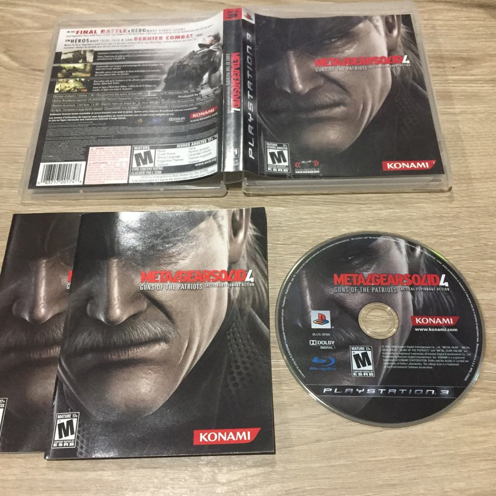 Metal Gear Solid 4 Guns Of The Patriots Playstation 3