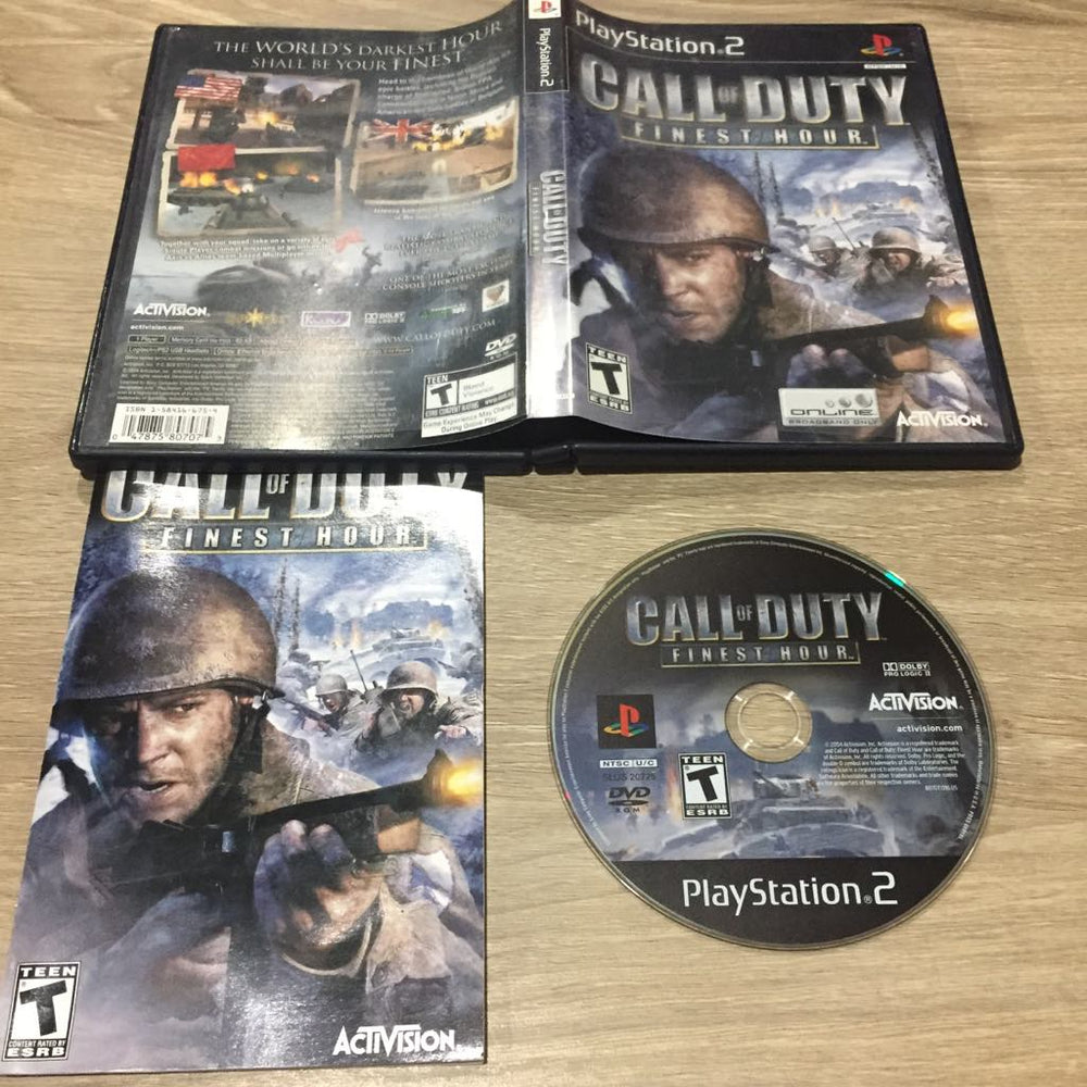 Call Of Duty Finest Hour Playstation 2