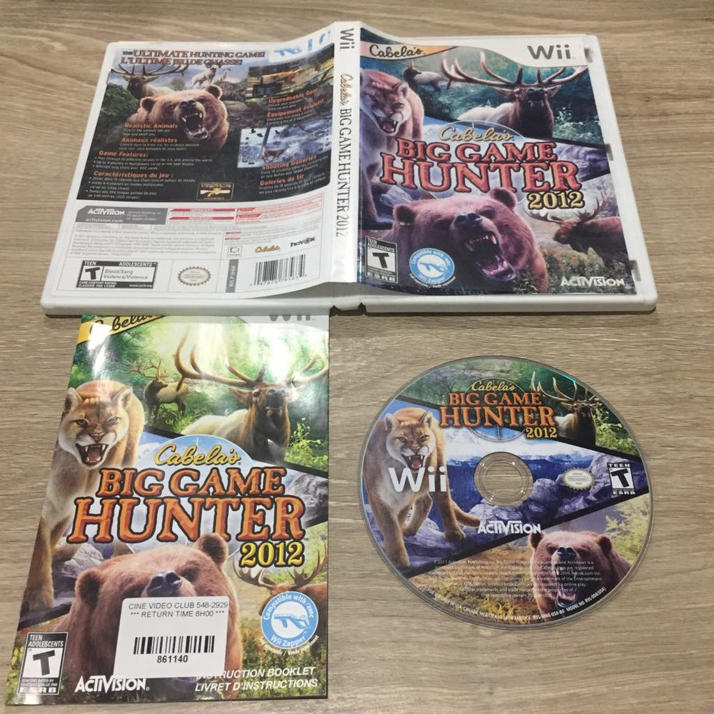 Cabela's Big Game Hunter 2012 Wii