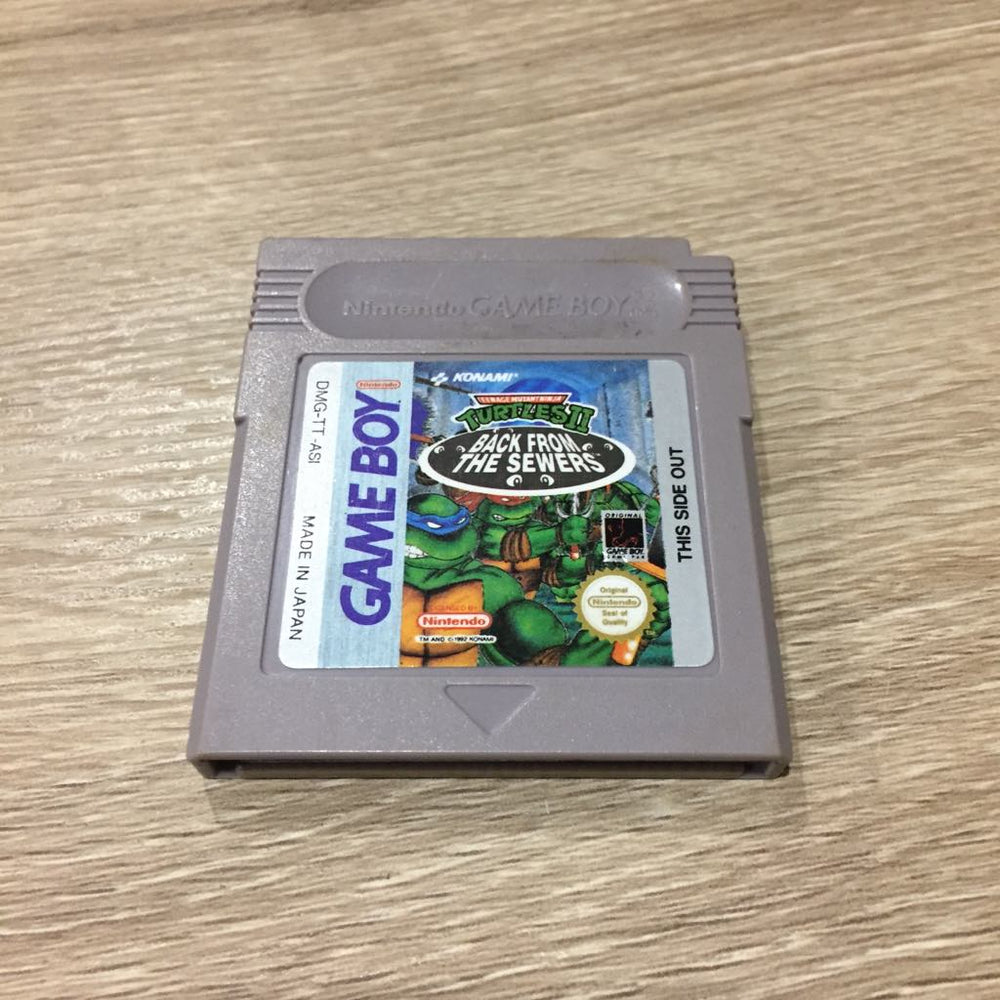 Teenage Mutant Ninja Turtles II Back From The Sewers GameBoy