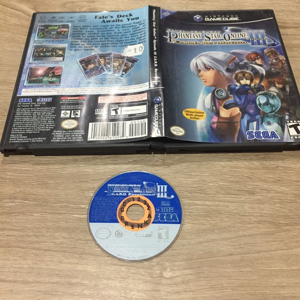 Phantasy Star Online III Card Revolution Gamecube
