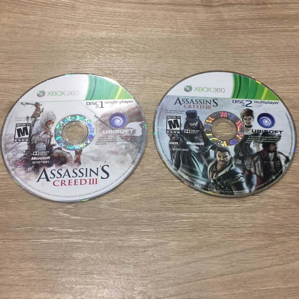 Assassin's Creed III Xbox 360