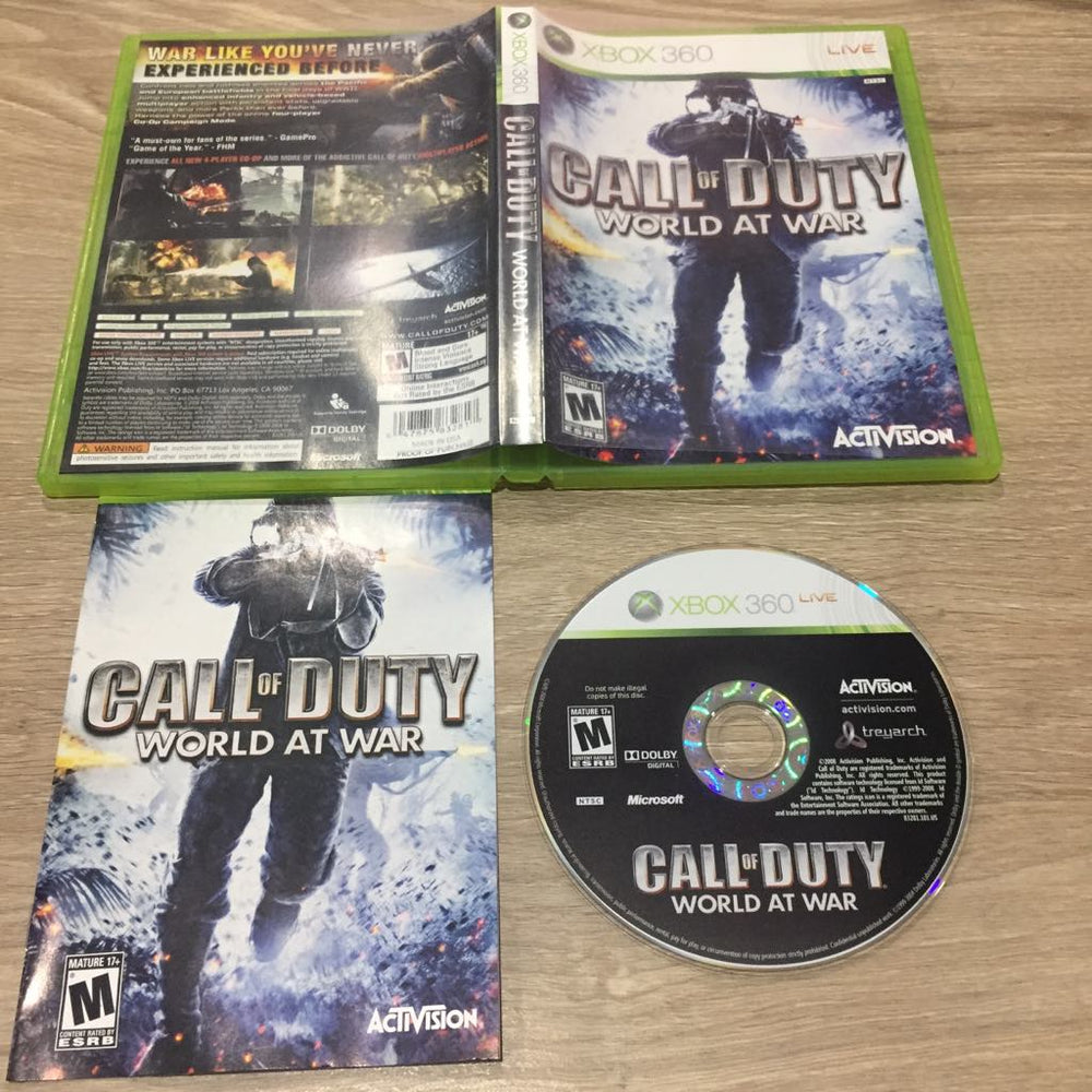 Call Of Duty World At War Xbox 360