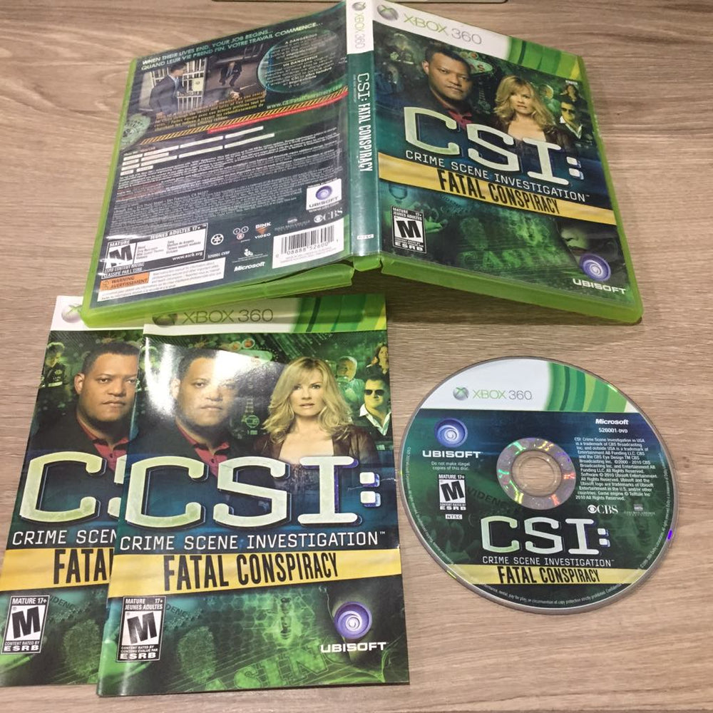 CSI: Fatal Conspiracy Xbox 360