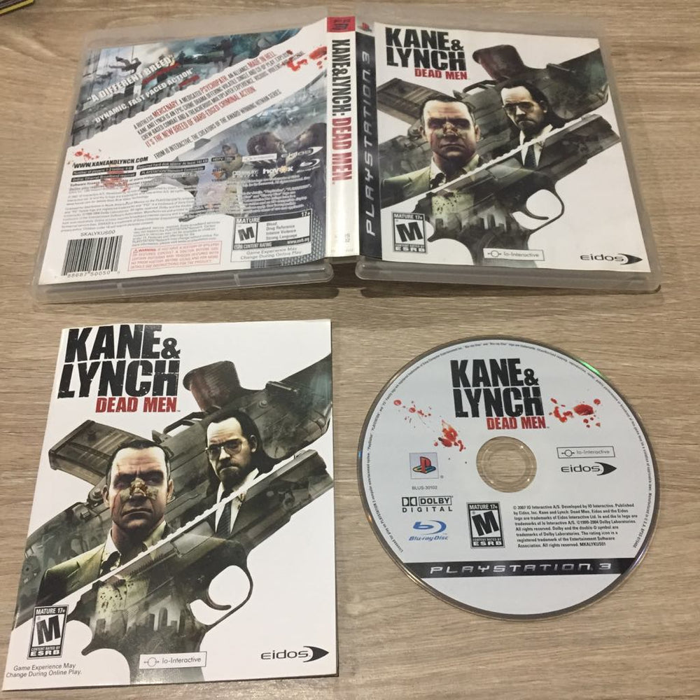 Kane & Lynch Dead Men Playstation 3