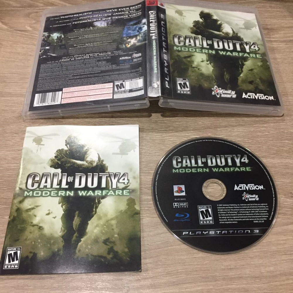 Call Of Duty 4 Modern Warfare Playstation 3