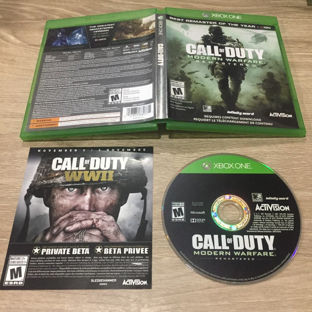 Call Of Duty: Modern Warfare Remastered Xbox One