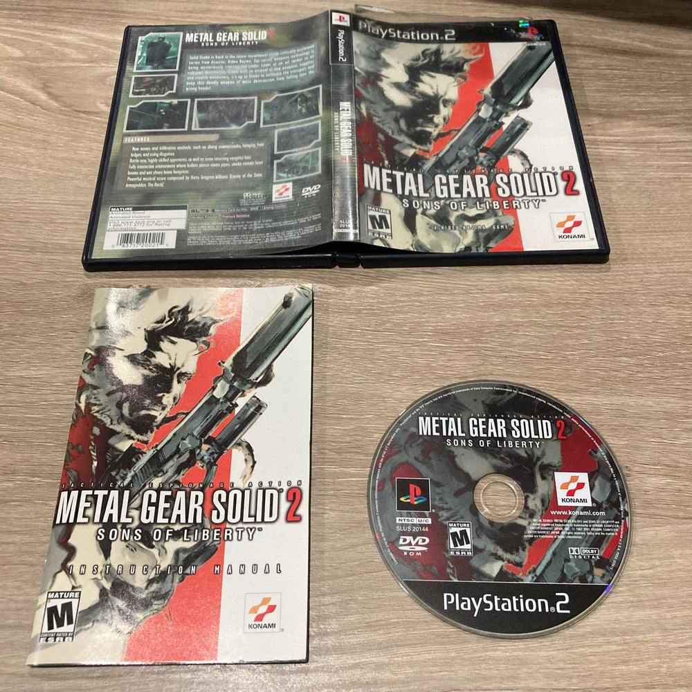 Metal Gear Solid 2 Playstation 2
