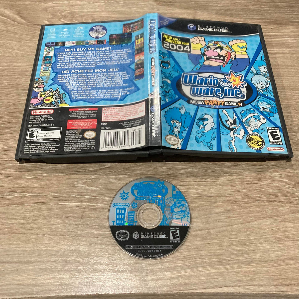 Wario Ware Mega Party Games Gamecube