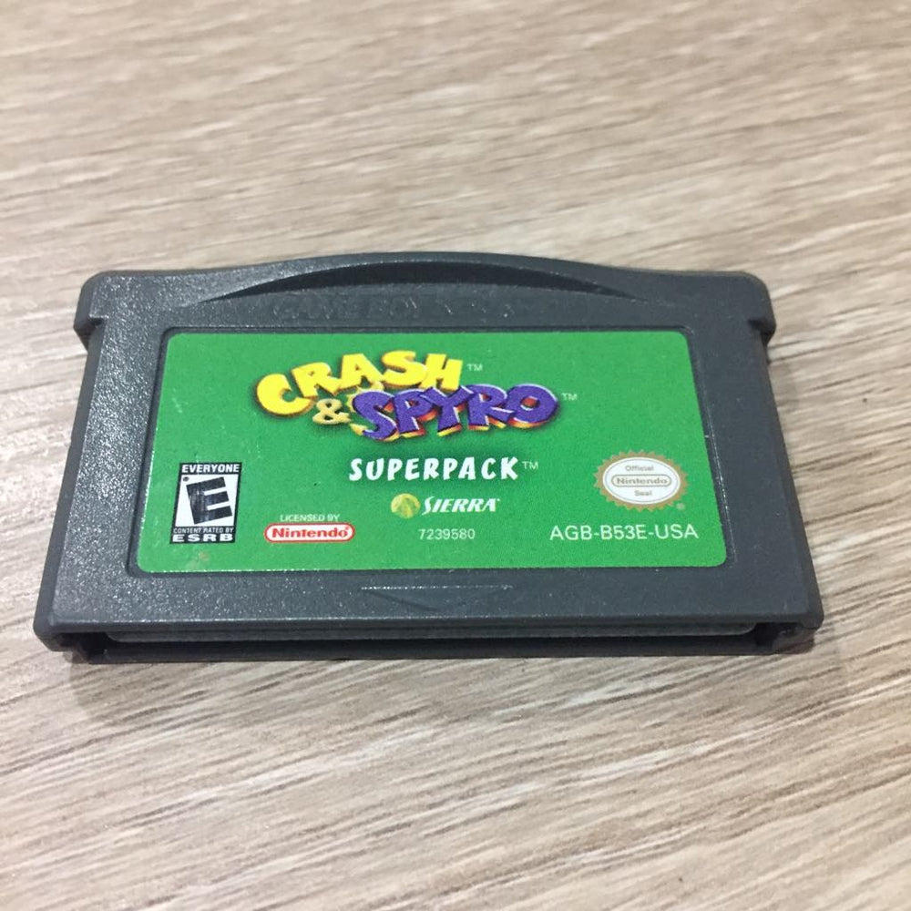 Crash And Spyro Superpack: Purple & Orange GameBoy Advance