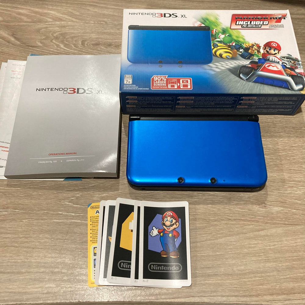 Nintendo 3DS XL Black & Blue [Mario Kart Bundle] Nintendo 3DS