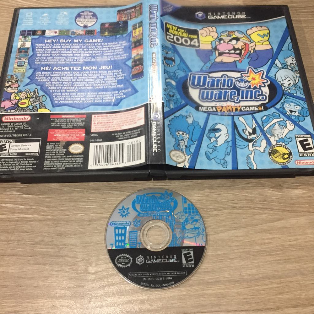 Wario Ware Mega Party Games Gamecube