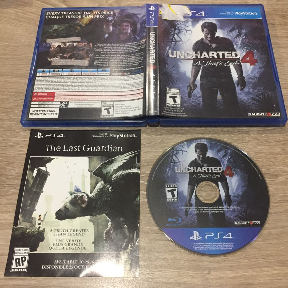 Uncharted 4 A Thief's End Playstation 4
